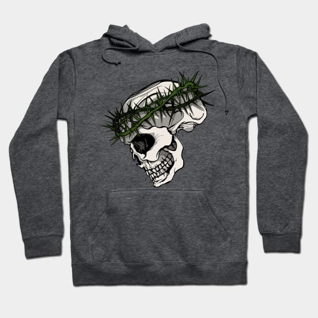 jesus skull Hoodie by CheMaik